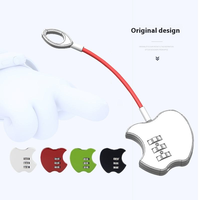 Cadenas numérique durable et personnalisable avec mot de passe, design Apple, OEM ODM, pour bagages, en alliage de zinc