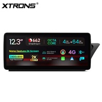 Estéreo para Auto Android de 12.3 Pulgadas para Audi A4 A5 con Volante a la Derecha, Qualcomm 662, 4+64GB, Pantalla Táctil Completamente Laminada, 4G Global, CarPlay, CE-XTRONS