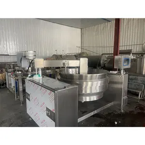 Automatic Drum Non Stick Pan Cooking Mixer Machine For Cook Food Vegetable Rice Meat