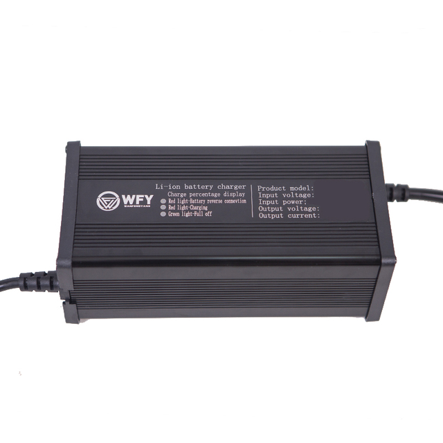 Intelligent 88.2V 10A Lithium Battery Charger for Electric Vehicles Reverse Polarity Protection for Scooters Industrial Use