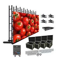 Gabinete LED P2.5 de 500x500mm para Alquiler, con Unión sin Costuras, para Escenarios de DJ, Conciertos al Aire Libre y Pantallas de Video