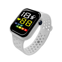 Montre électronique LED en gros d'usine, montre carrée minimaliste, montre de sport pour étudiants, montre numérique pour femmes, hommes et enfants