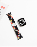 Bracelet de montre en nylon design coloré 38MM 40MM 44MM Bracelets de montre à boucle magnétique en nylon tressé