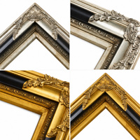 Cadre en bois orné de style baroque 20x24 pouces, convient aux peintures à l'huile, cadre d'image doré antique pour décoration murale de luxe