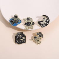 Aéronautique Espace Astronaute Broche Épingle En Émail Vêtements Logo Personnalisé Badges Personnalisés Épinglette Pour Vêtements Sac Épingle En Métal