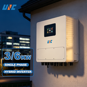 Inversor Solar Híbrido Monofásico UNC de 6kW 3kVA, 2MPPT, Onda Sinusoidal Pura, 520V, Conexión a Red/Fuera de Red, Bajo Voltaje, IP65, 50Hz/60Hz, Control por WiFi y Aplicación - Product Image 6