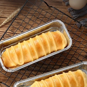 Chất lượng cao 300*130*55mm Nhôm lá Hộp Ăn Trưa thực phẩm dùng một lần <span class=keywords><strong>container</strong></span> cho <span class=keywords><strong>Takeaway</strong></span> & thịt Nướng Vỉ xử lý - Product Image 4