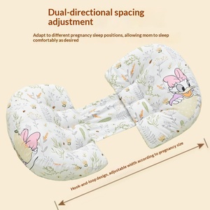 <span class=keywords><strong>Oreiller</strong></span> <span class=keywords><strong>de</strong></span> <span class=keywords><strong>soutien</strong></span> abdominal respirant en forme <span class=keywords><strong>de</strong></span> U pour femmes enceintes, avec imprimé floral, pour dormir sur le côté - Product Image 3