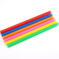 Pailles en plastique jetables à large ouverture sans BPA pour bars, anniversaires, mariages et fournitures de fête
