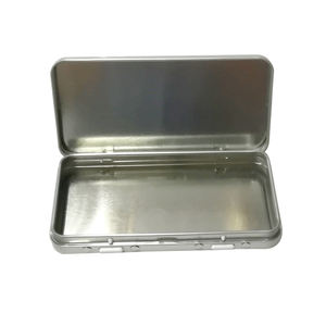 子供ロックブリキボックススイッチボタンアンチ子供オープン金属ヒンジ付き - Product Image 3