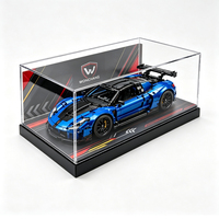 Boîte de présentation en acrylique transparente sur mesure pour voitures miniatures et figurines, anti-poussière, de l'usine source