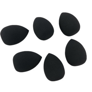 XUNFUJI <span class=keywords><strong>Éponge</strong></span> de <span class=keywords><strong>Maquillage</strong></span> Visage en Forme de Goutte d'Eau Noire, Plus Grande, Sans Latex, <span class=keywords><strong>Utilisation</strong></span> Sèche/Humide, Emballage Boîte/Sac/Individuel - Product Image 3