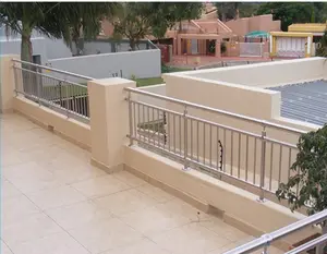 Дизайн перил из нержавеющей стали для террасы балкона