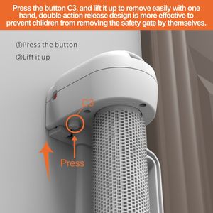 ประตูกั้นเด็กแบบพับได้ PRODIGY SG018 สำหรับใช้ภายในบ้าน ป้องกันเด็กและสัตว์เลี้ยง - Product Image 3