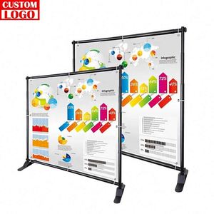 Unique Retractable <b>Stand</b> Wall to Display Convenient Wall <b>Backdrop</b> Promotion Portable <b>Backdrop</b> Telescopic - Product Image 1