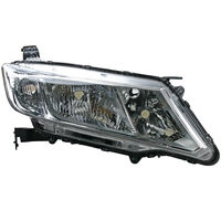 Phare Tête Lampe Pour 2015 2016 2017 Honda City GM6 Sedan CHROME Lunette feux de voiture Phare 33100-T9A-H11