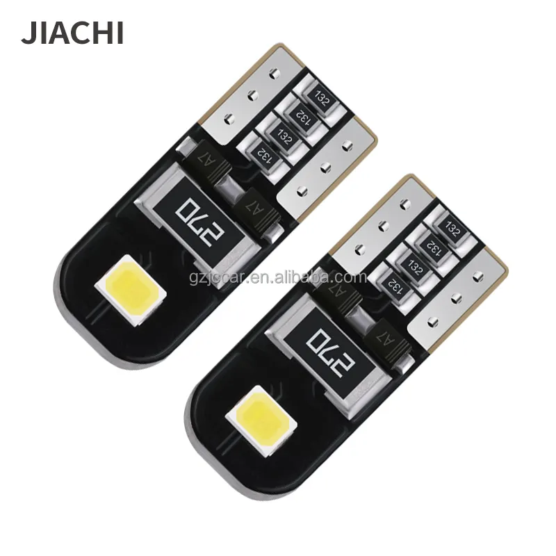 JC 교체 DC12V Led 자동차 전구 T10 W5W 194 168 501 2835 칩 2SMD 오류 무료 CANBUS 자동 번호판 조명 트렁크 램프