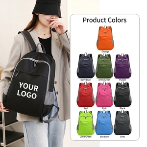 Zaino sportivo pieghevole ultraleggero da 20 litri, borsa da scuola in nylon traspirante, zaino portatile da <span class=keywords><strong>palestra</strong></span> per esterni, cinghie regolabili colorate - Product Image 1