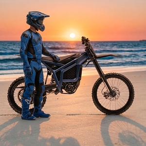 Moto tout-terrain Talaria E Komodo 2026, performances à haute vitesse, atteignant des vitesses jusqu'à 80 km/h pour des balades palpitantes. Moto puissante - Product Image 4