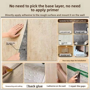 <span class=keywords><strong>Dalles</strong></span> souples Ruizhu en pierre naturelle, haute résistance à la compression, pour revêtement mural <span class=keywords><strong>extérieur</strong></span> et sol, 60x120cm, panneau décoratif - Product Image 4