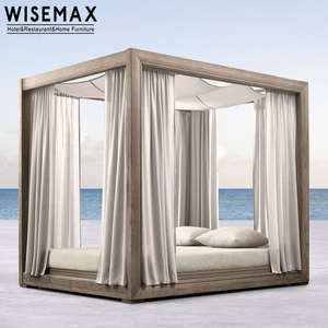 WISEMAX FURNITURE Ensemble <span class=keywords><strong>de</strong></span> mobilier <span class=keywords><strong>de</strong></span> <span class=keywords><strong>jardin</strong></span> pour hôtel, mobilier <span class=keywords><strong>de</strong></span> <span class=keywords><strong>jardin</strong></span> en teck, chaises longues individuelles d'extérieur, <span class=keywords><strong>lit</strong></span> <span class=keywords><strong>de</strong></span> jour <span class=keywords><strong>double</strong></span>, gazebo en bois <span class=keywords><strong>de</strong></span> teck, <span class=keywords><strong>lit</strong></span> à <span class=keywords><strong>baldaquin</strong></span> - Product Image 5