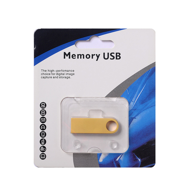Customized USB 2.0/3.0 Metal Flash Drive Swivel Design-Portable Thumb Drive (4GB-256GB 1-Year Warranty) for Promotional Gifts