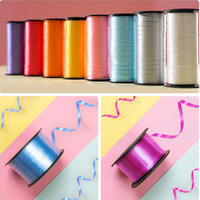 Ruban à friser coloré pour mariage, 50/500 yards, rouleau de ballons, jouets de décoration pour mariage, ficelle de ballon, cadeau