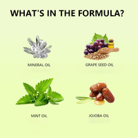 Usine en gros livraison gratuite 100% pur naturel bio menthe bonne huile de Massage du corps pour les femmes et les hommes