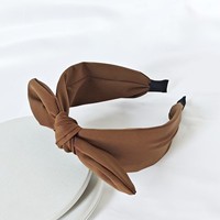 Serre-têtes personnalisés en satin avec nœud oreilles de lapin, Vente directe usine, Bandeaux élégants en tissu doux pour femmes, Accessoires capillaires quotidiens