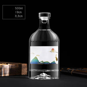 Fabricantes al por mayor Bebidas espirituosas vacías Vidrio 500ml Botellas <span class=keywords><strong>de</strong></span> vidrio <span class=keywords><strong>de</strong></span> <span class=keywords><strong>sidra</strong></span> Whisky Botellas <span class=keywords><strong>de</strong></span> montaña Vodka Gin Whisky - Product Image 6