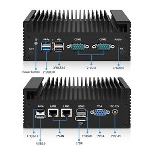 Intel N100คอมพิวเตอร์พีซีขนาดเล็ก4-core dual <span class=keywords><strong>2</strong></span> LAN อีเทอร์เน็ต6USB Windows 10 fanless อุตสาหกรรม NUC DDR5 4800MHz ssd/hdd สินค้าใหม่ - Product Image 4