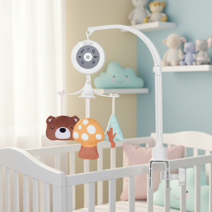 Mobile de berceau pour bébé en plastique Konig Kids avec boîte à musique, jouet à piles pour les bébés de 0 à 24 mois - Product Image 2