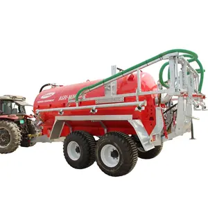 Landwirtschaft licher Traktor Abschlepp zapfwelle ATV Kompost Flüssiger Mist Gülle Tanker Streuer Anhänger mit Fachwerk