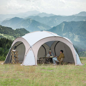 <span class=keywords><strong>Tente</strong></span> dôme grande taille XFY, abri de camping super épais résistant au vent, cabane de plage portable pop-up avec protection solaire - Product Image 2
