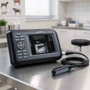 Ecógrafo Veterinario SUN-808F VET Portátil en Blanco y Negro para Vacas y Perros, Máquina de Ultrasonido para Animales a Buen <span class=keywords><strong>Precio</strong></span> - Product Image 1