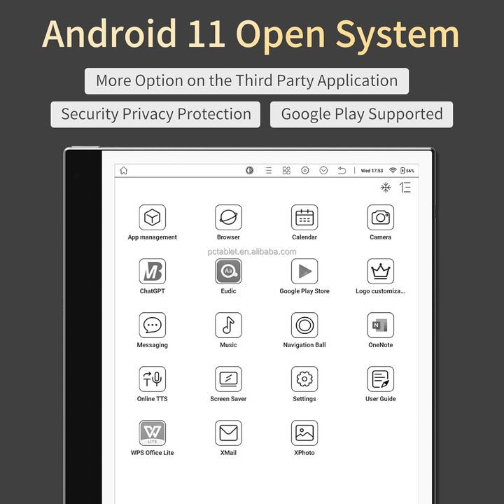 Customized 10.3 Inch E Paper E Book Reader with Android 4+64GB