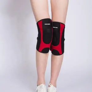 OEM标志护膝支撑透气可重复使用热疗凝胶包护膝支撑跑步网球篮球
