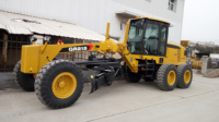 Nouvelle machine de construction GR215A 6WD avec moteur de puissance élevée, niveleuse hydraulique