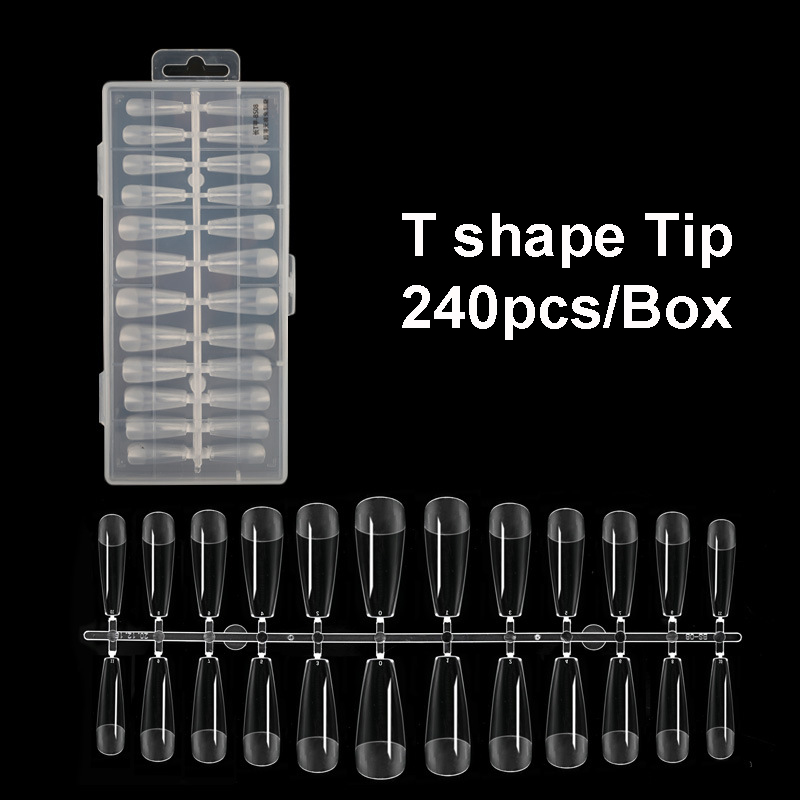 Longue shape-240pcs/boîte de T