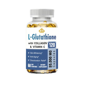 Produit de beauté L-glutathion 20000mg Collagène Vitamine C & E Complément alimentaire pour adultes 120 capsules - Product Image 2