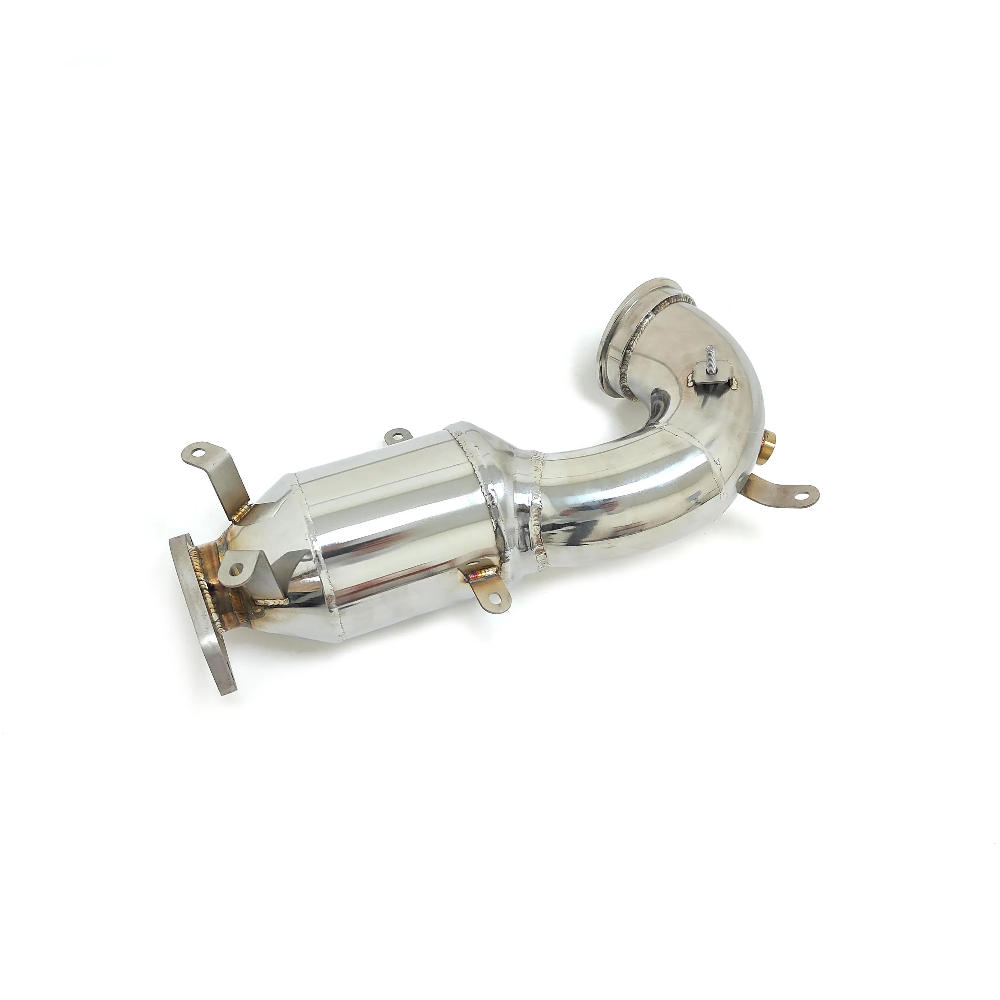 Scarico CSZ sport cat pipe per Fiat Abarth 500/595/695 1.4T ad alto flusso cattato downpipe senza schermatura termica