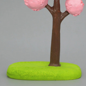 Mini figurines d'arbre en résine faites à la main, motif dessin animé mignon, pour la décoration de la maison, de la voiture et des micro-paysages - Product Image 6