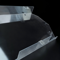 Plaque en polycarbonate PC transparente sur mesure 8mm/6mm pour thermoformage, découpe laser, pliage, protection résistante aux chocs pour machines