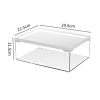 Boîte de rangement et distributeur de bonbons, noix et pop-corn en acrylique transparent, présentoir alimentaire