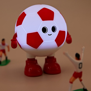 Small Silicone Soccer <b>Ball</b> Night Light With Warm Colorful Lights Touch Control <b>LED</b> Bedroom Kids baby Nursing Football Lamp - Product Image 4