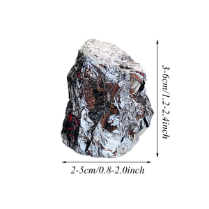 Pietra Grezza Naturale di Terahertz all'Ingrosso, Pezzo di Cristallo Grezzo di Terahertz, Esemplare Minerale Metallico di Terahertz - Product Image 4