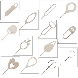 เครื่องมือถอดซิมการ์ดอเนกประสงค์ ทำจากโลหะผสมเหล็ก สำหรับโทรศัพท์มือถือ ซ่อมแซมโทรคมนาคม และถอดซิม - Product Image 1