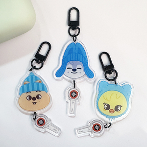 Spot Transaction Stray Kids for PVC Acrylic <b>Anime</b> UV Printing Cartoon Key Chain Pendant Bag Accessories Fashion Trend - Product Image 2