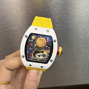 Reloj de Cuarzo Deportivo Resistente al Agua <span class=keywords><strong>RM</strong></span> <span class=keywords><strong>88</strong></span> con Esfera Smiley Element Premium para Hombre, Estilo Richard, Forma de Barril - Product Image 2
