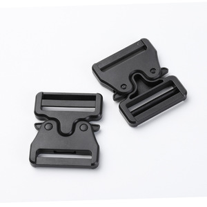 Jiuyuan Plastic POM Buckle Adjustable Black <b>Webbing</b> Buckle For Bag Schoolbag Accessories Safety Buckle - Product Image 3